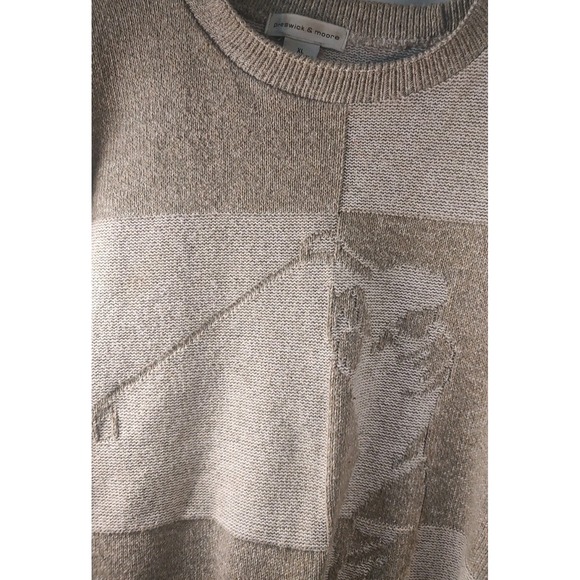 Preswick & Moore Sweaters - VINTAGE Preswick&Moore‎ Sweater Womens Large Brown Ribbed 100% Shetland Wool